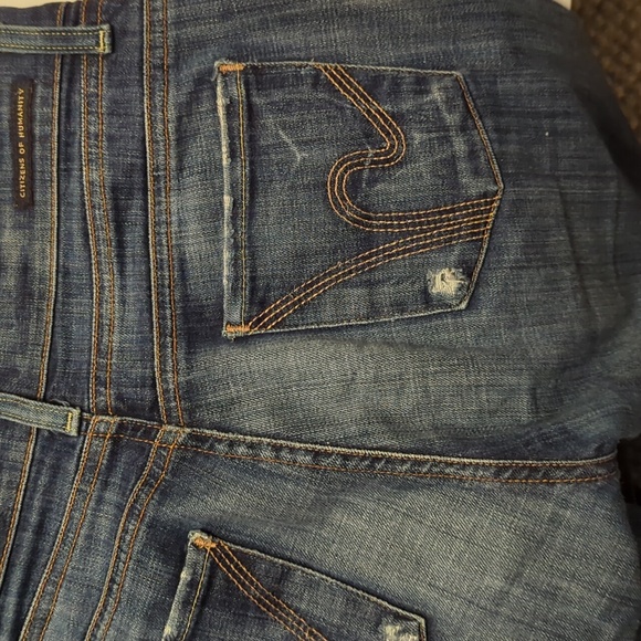 Citizens of Humanity High Rise Wide Leg Jeans - Picture 7 of 7